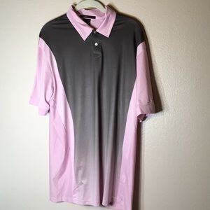 Pink and Grey Tiger Woods Golf Polo 🏌️‍♀️